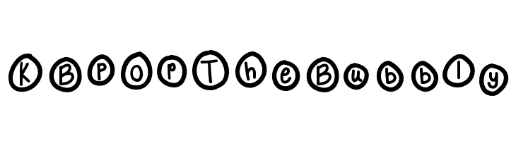 KBPopTheBubbly Font