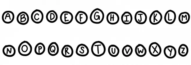 KBPopTheBubbly 字体 大写