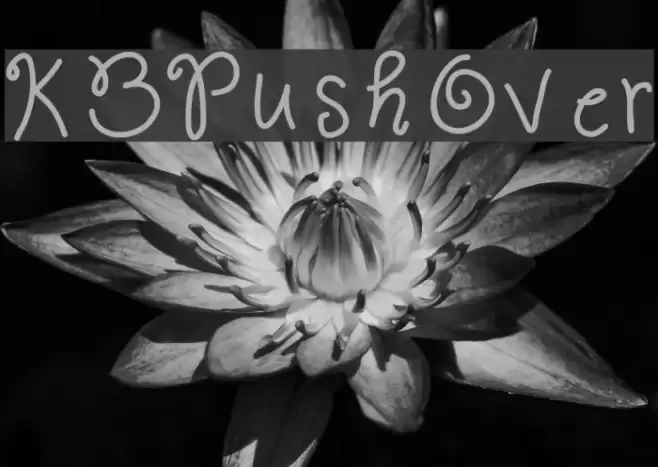 KBPushOver Font examples