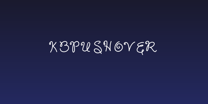KBPushOver Social Header