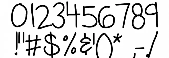 KBQuietStories Font OTHER CHARS