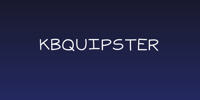 KBQuipster Social Header