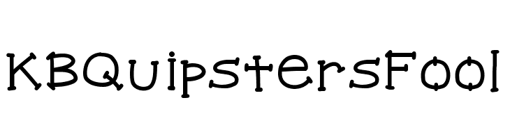 KBQuipstersFool  नि: शुल्क फ़ॉन्ट्स डाउनलोड
