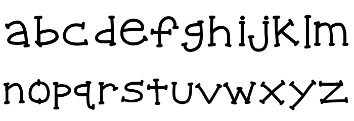 KBQuipstersFool Font LOWERCASE