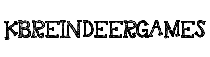 KBREINDEERGAMES  免费字体下载