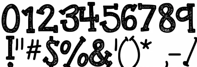 KBREINDEERGAMES Font OTHER CHARS