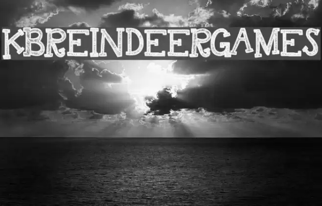 KBREINDEERGAMES Font examples