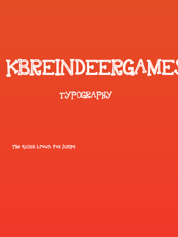 KBREINDEERGAMES Poster