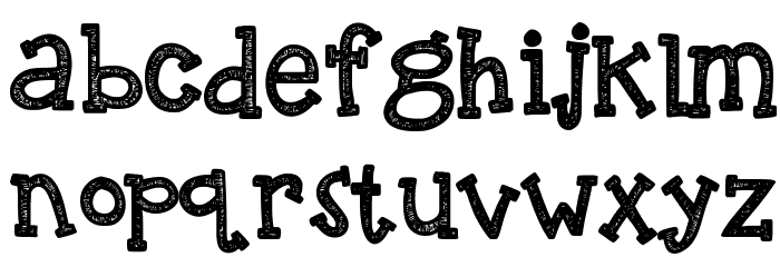 KBREINDEERGAMES Font LOWERCASE