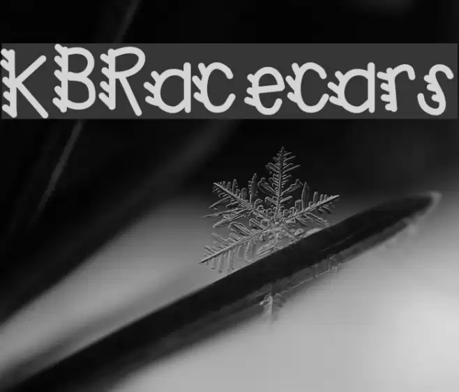 KBRacecars Font examples