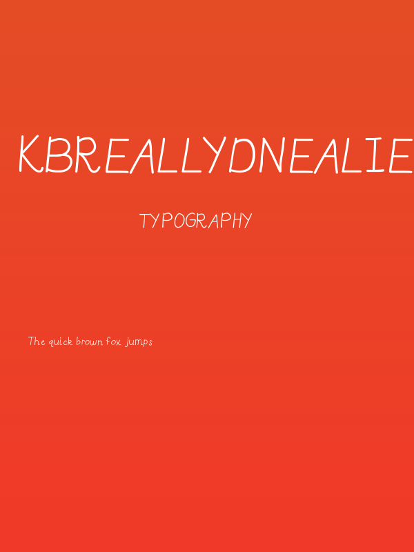 KBReallyDnealie Poster