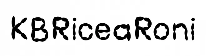 KBRiceaRoni  免费字体下载