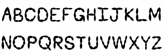KBRiceaRoni Шрифта ВЕРХНИЙ