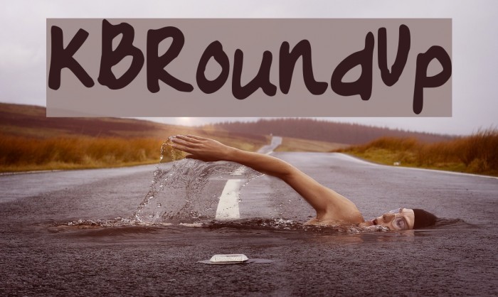 KBRoundUp Font examples