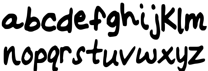 KBRoundUp Font LOWERCASE