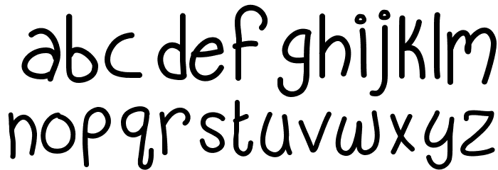 KBSandyShorts Font LOWERCASE