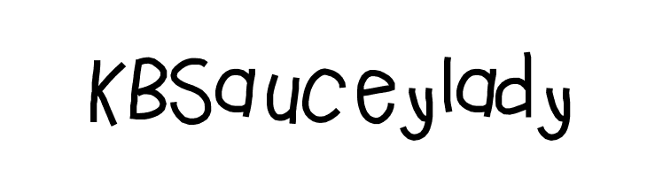KBSauceylady  Скачать бесплатные шрифты