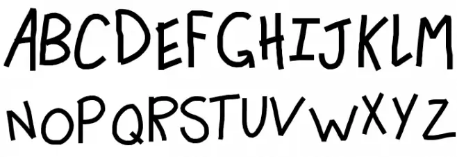 KBSauceylady Шрифта ВЕРХНИЙ
