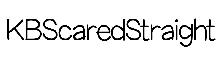 KBScaredStraight Font