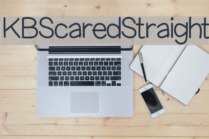 KBScaredStraight Font examples