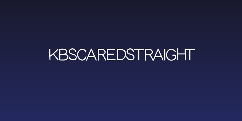 KBScaredStraight Social Header