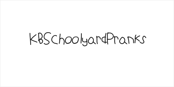KBSchoolyardPranks Logo