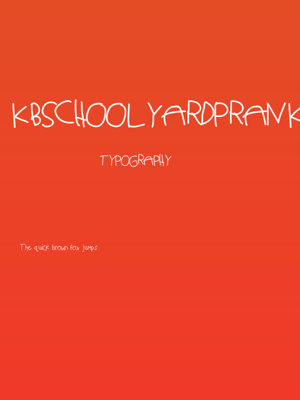 KBSchoolyardPranks Poster