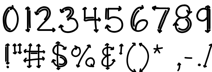 KBShotInTheDark Font OTHER CHARS
