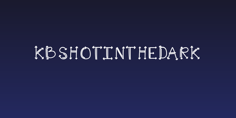 KBShotInTheDark Social Header