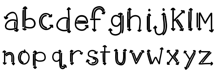 KBShotInTheDark Font LOWERCASE
