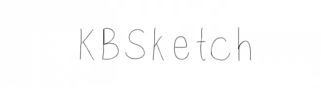 KBSketch  les polices de caractères gratuit tlcharger