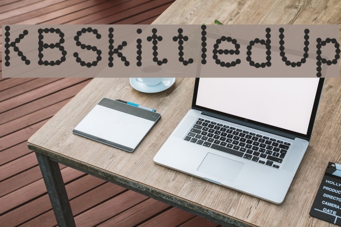 KBSkittledUp Font examples