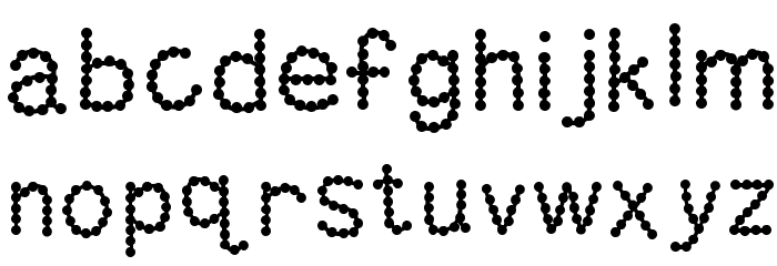 KBSkittledUp Font LOWERCASE