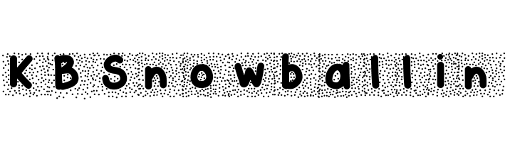 KBSnowballin Font