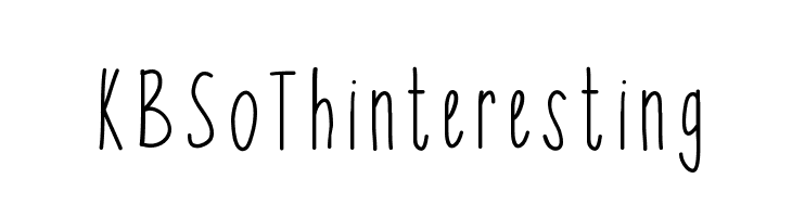 KBSoThinteresting  les polices de caractères gratuit tlcharger