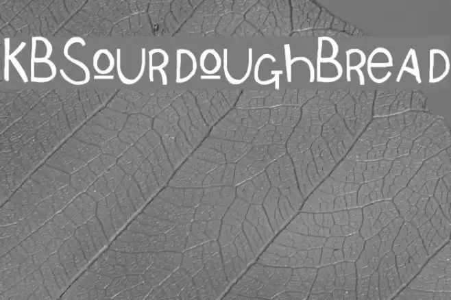 KBSourdoughBread Font examples