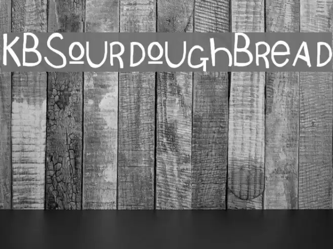 KBSourdoughBread Font examples
