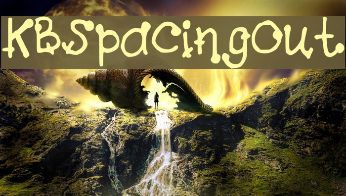 KBSpacingOut Font examples