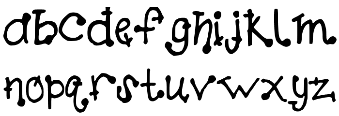 KBSpacingOut Font LOWERCASE