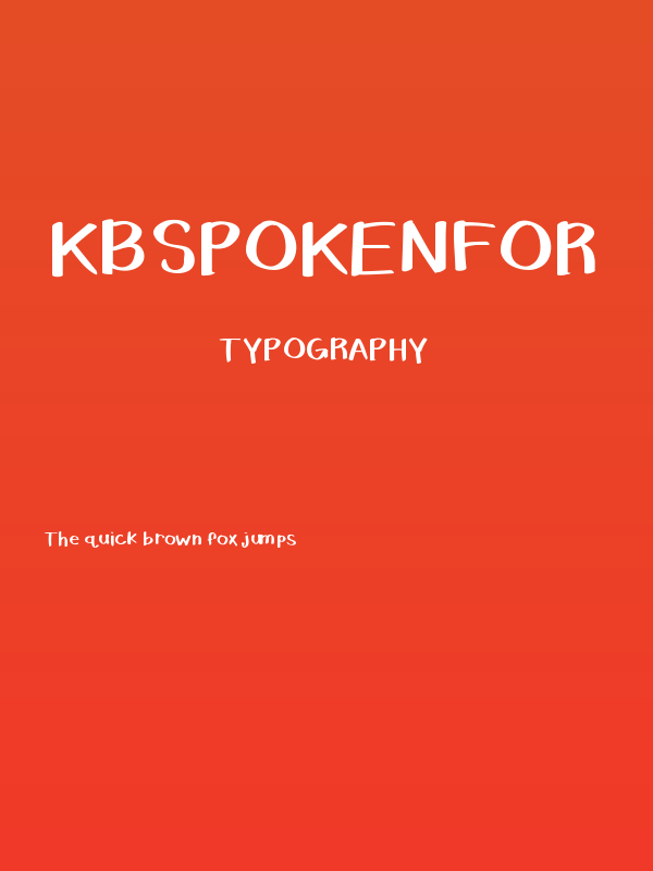 KBSpokenFor Poster