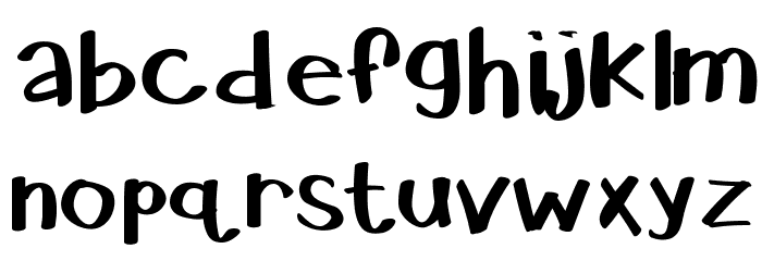 KBSpokenFor Font LOWERCASE