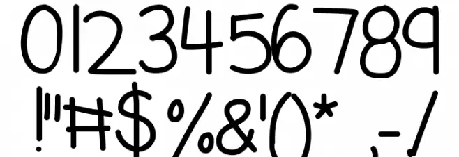 KBSquishyBlanket Font OTHER CHARS