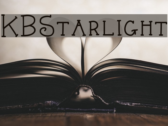 KBStarlight Font examples