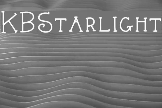 KBStarlight Font examples