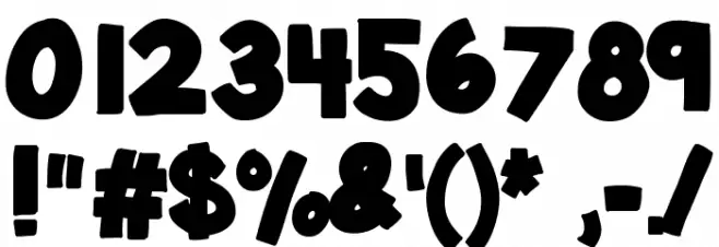 KBStickToThePlan Font OTHER CHARS