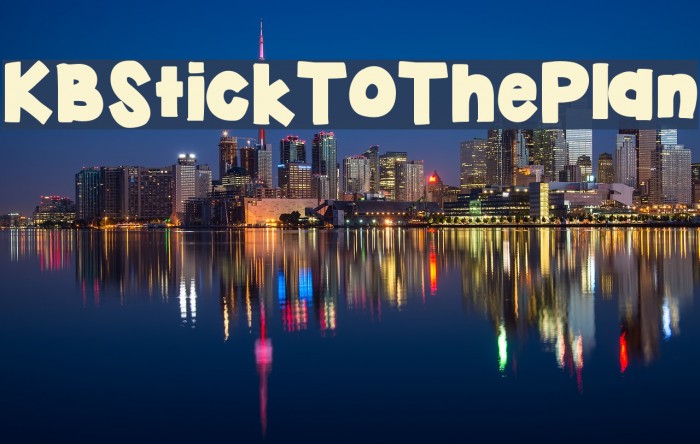 KBStickToThePlan Example 3