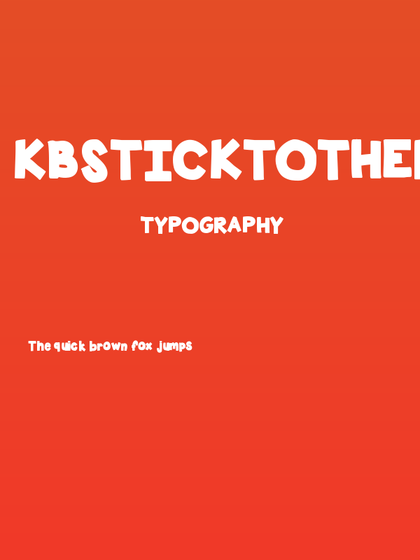 KBStickToThePlan Poster