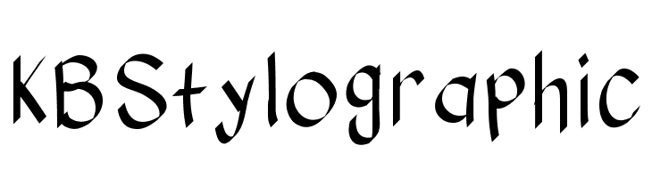 KBStylographic Шрифта