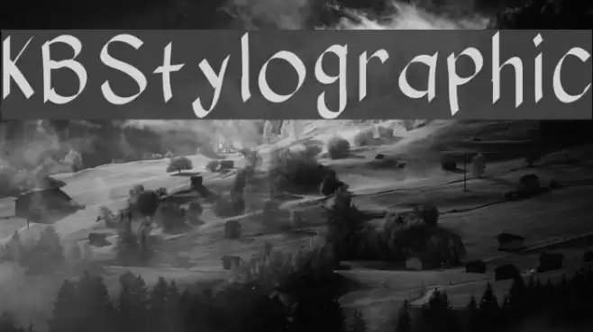 KBStylographic Font examples