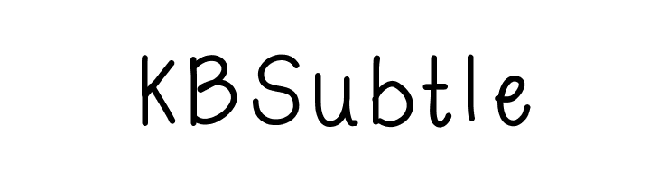 KBSubtle  Free Fonts Download